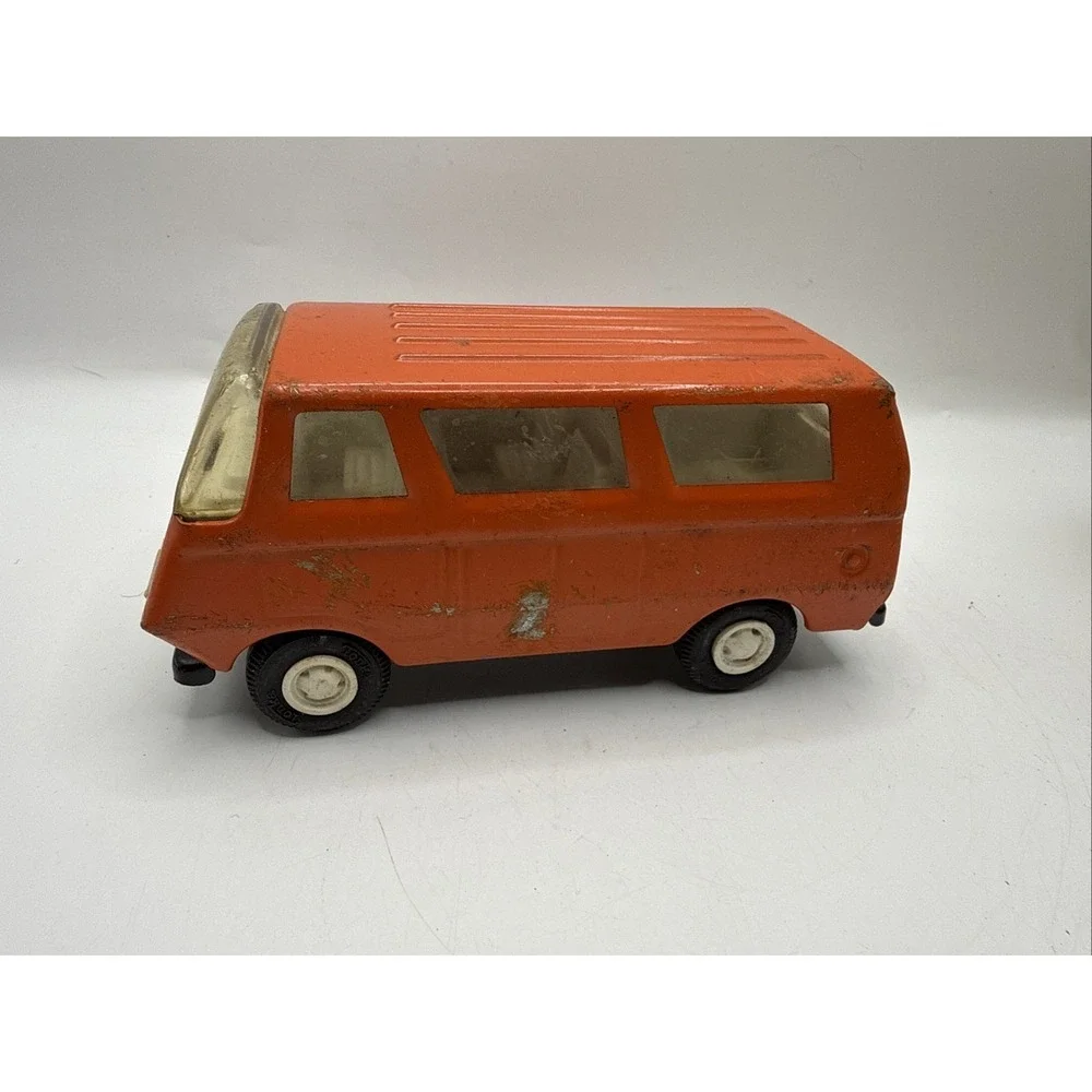 Vintage Lot of 5 Tonka Vehicles (car Carrier, Truck, Roadster, Tow Truck, Van)